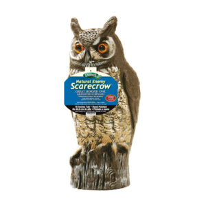 GREAT HORNED OWL SCARECROW