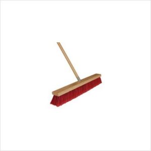 PUSH BROOM ALL PURPOSE RED 18"