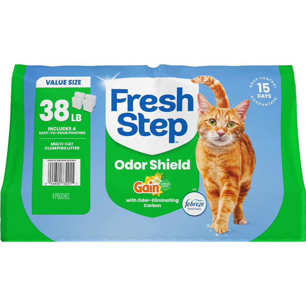 FRESH STEP ODOR SHIELD GAIN 38LB