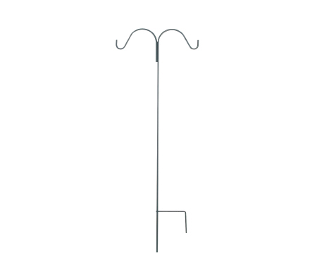 SHEPHERD HOOK DBL 84"X1/2" BLK