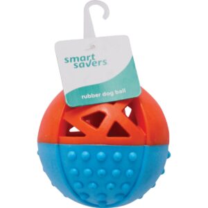 SMART SAVERS RUBBER DOG BALL