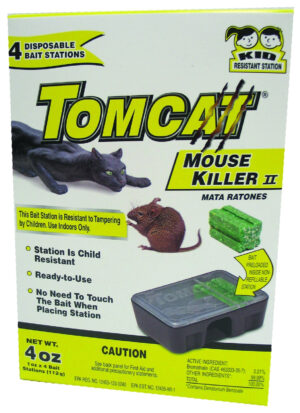 TOMCAT MOUSE BAIT STATION 4PK