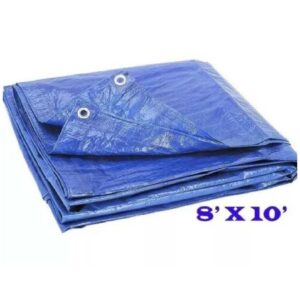 TARP BLUE POLY 8X10FT