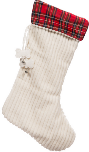 HUGGLE DOG XMAS STOCKING TOY