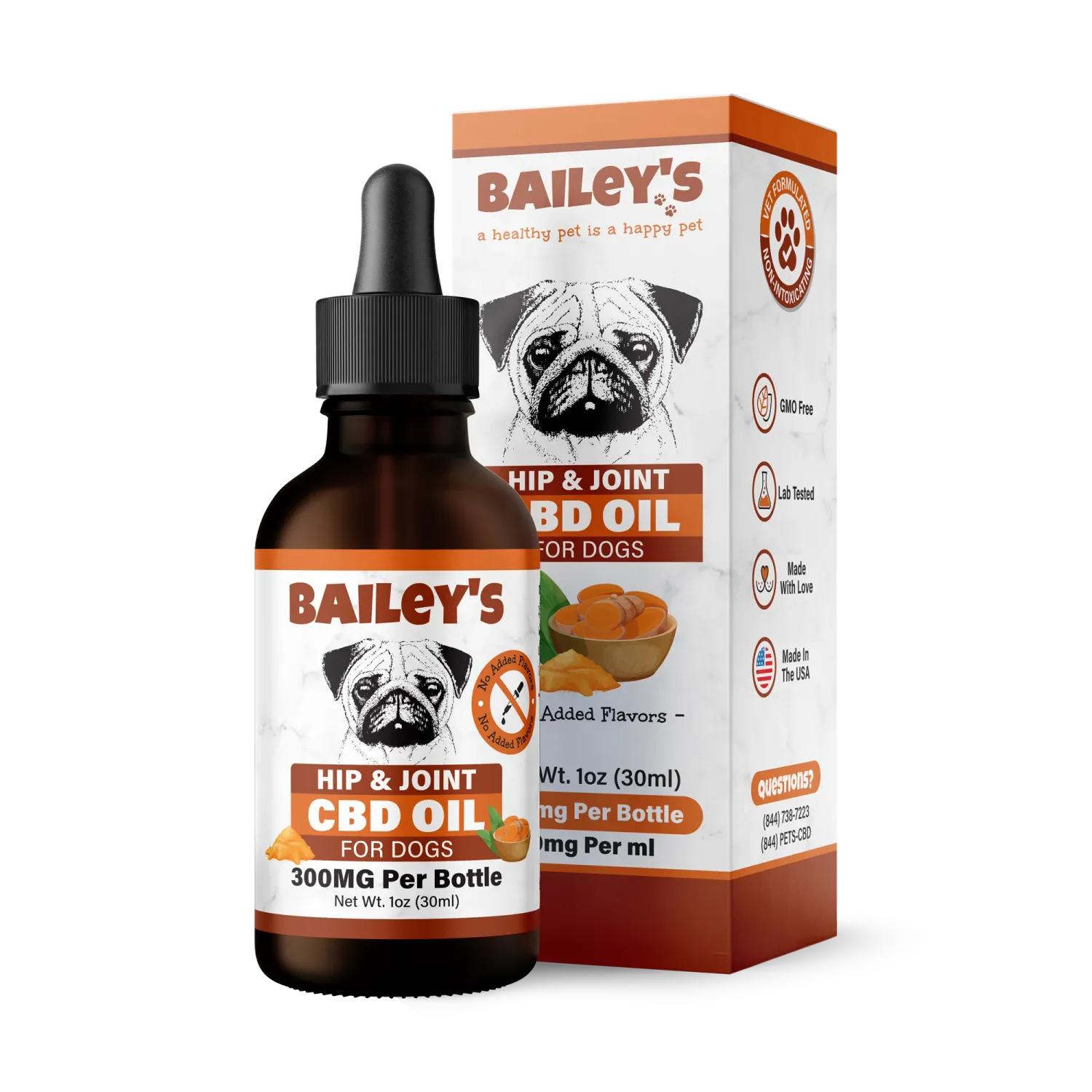 BAILEY HIP & JOINT CBD OIL 60ML