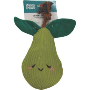 ZIPPY CRINKLE CROPS PEAR TOY
